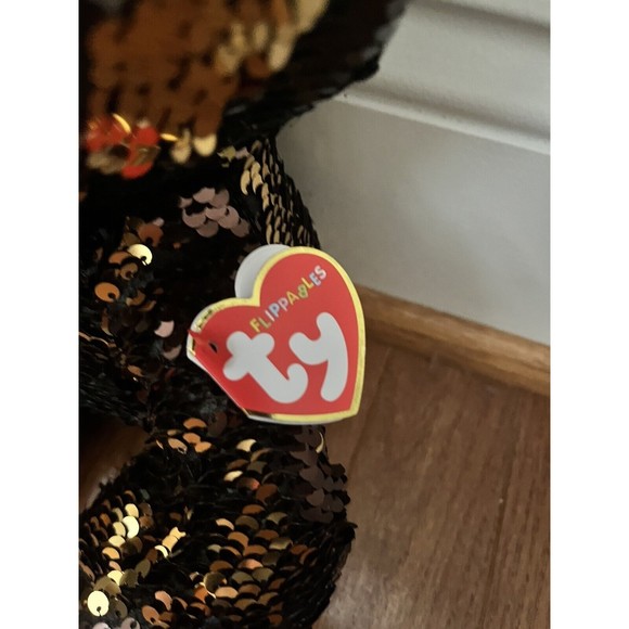 TY Flippable Beanie Boos DANGLER the Sequin Sloth Medium 9" WITH TAG - Picture 2 of 8